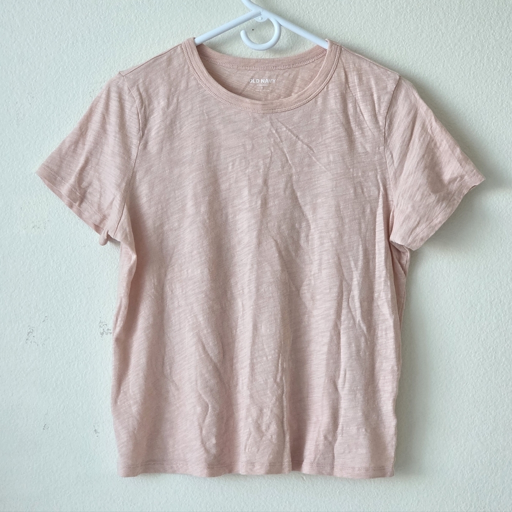 Old Navy Blush Pink Cotton Tee